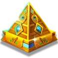 Golden Pyramid premium symbol